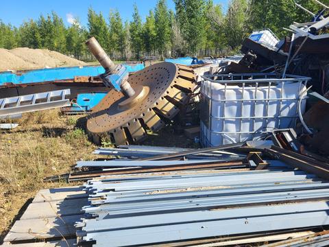 Sell Scrap Metal | Large Metal Equipment and Scrap Piles