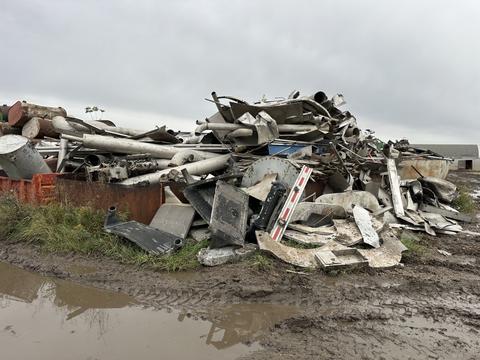 Sell Scrap Metal | Pile of Recyclable Scrap Metal and Junk Equipment